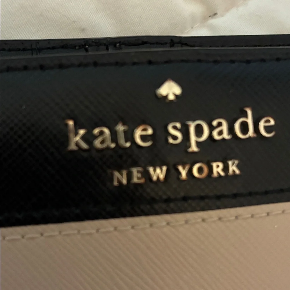 Kate Spade Black and‎ Cream Wallet